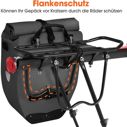 Fahrradgepäckträger Mountainbike Aluminiumlegierung 100kg 24-29 Zoll Einstellbar