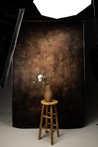 Brauner Mikrofaser Hintergrund 2x3m Neugeborene Studio Fotografie