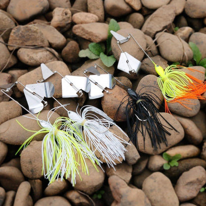 Sougayilang Buzzbait Spinnerbait 4pcs Topwater Bassköder