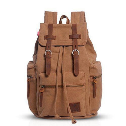 Leinwand Rucksack 15.6 Zoll – Daypack für Reisen & Alltag