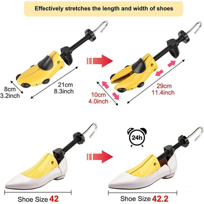 Schuhspanner Schuhdehner 2-Wege Stretch mit Schuhlöffel EU