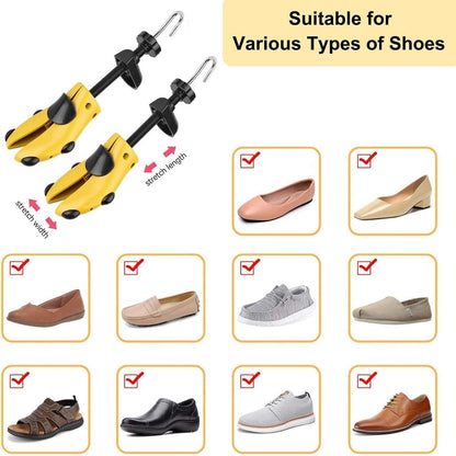 Schuhspanner Schuhdehner 2-Wege Stretch mit Schuhlöffel EU