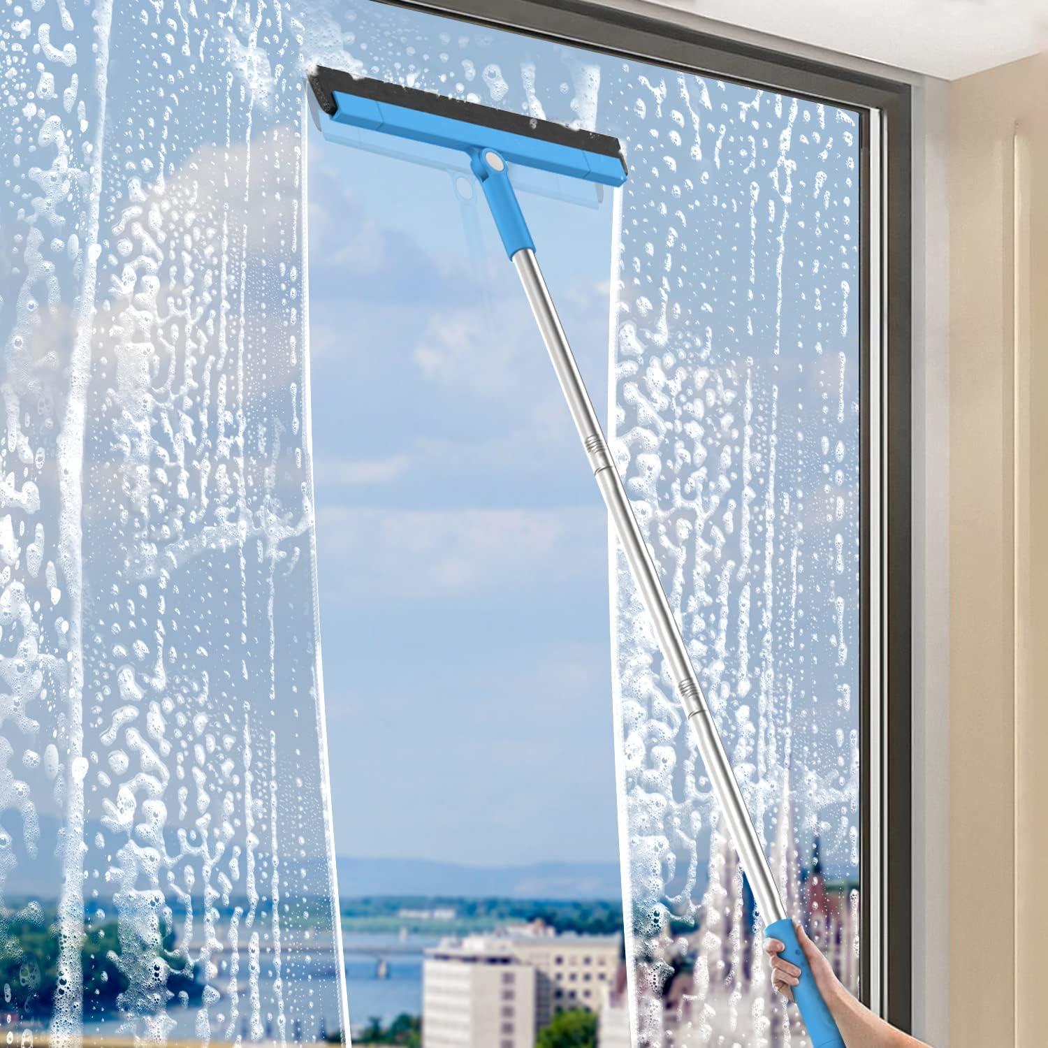 Wasserschieber Bodenabzieher Dusche Fensterabzieher 147cm Stiel Wischer