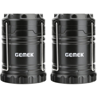 LED Campinglampe 2er Set Ultrahell Outdoor Zusammenklappbar