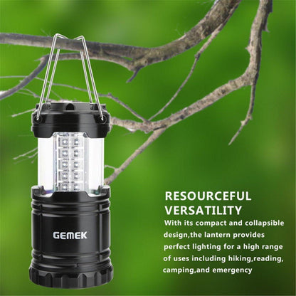 LED Campinglampe 2er Set Ultrahell Outdoor Zusammenklappbar