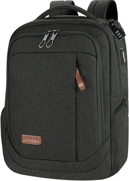 Laptop Rucksack 17,3 Zoll Handgepäck Tagesrucksack USB-Anschluss