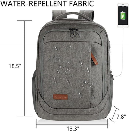 Wasserabweisender Laptop-Rucksack 17,3 Zoll USB-Anschluss