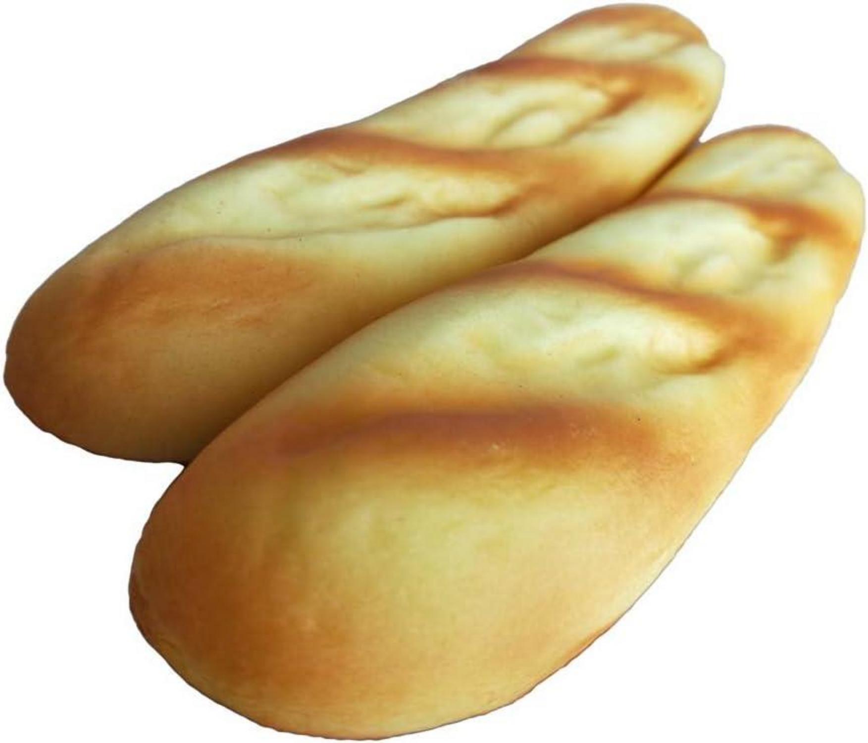 2er Set Künstliche Baguettes PU Brot Dekor, Realistisches