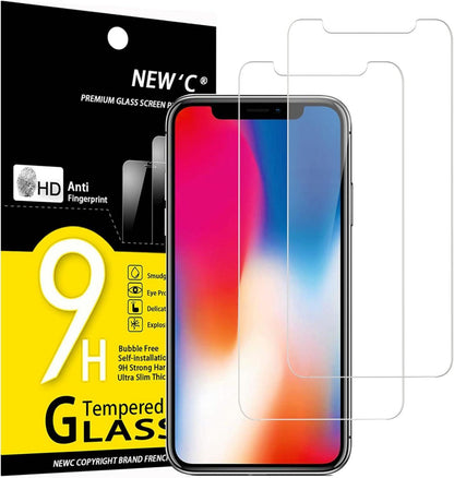 Panzer Schutz Glas 2 Stück für iPhone 11 Pro XS 9H Härte