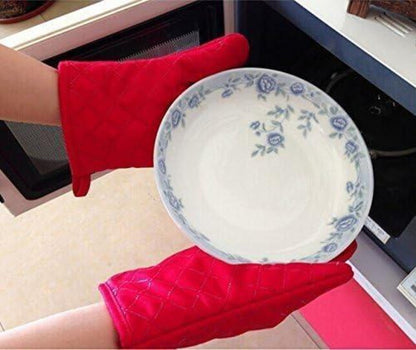 Hitzefeste BBQ Grillhandschuhe Silikon Anti-Rutsch