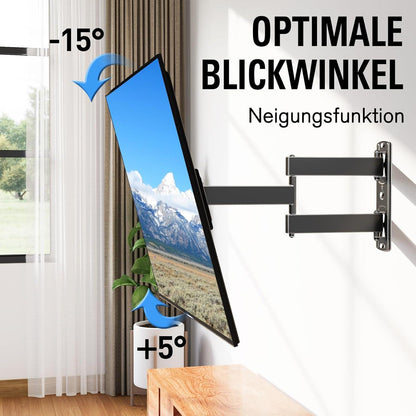 TV Wandhalterung Schwenkbar Neigbar Ausziehbar 26-60