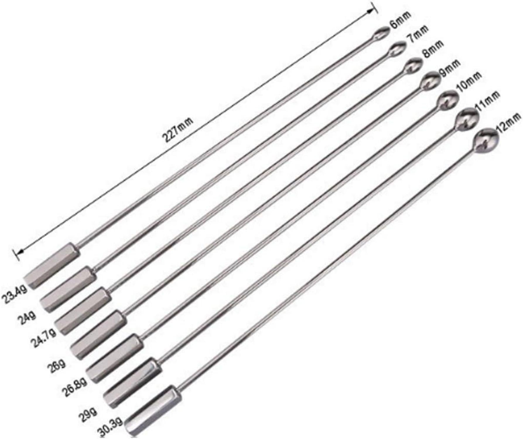 Edelstahl Penis Plug Urethral Dilatator für Männer 7mm
