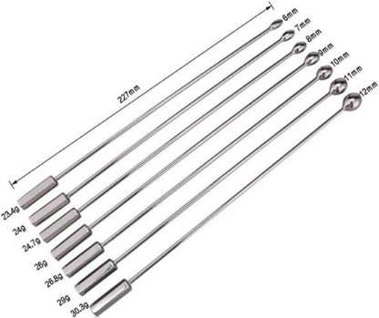 Edelstahl Penis Plug Urethral Dilatator für Männer 7mm