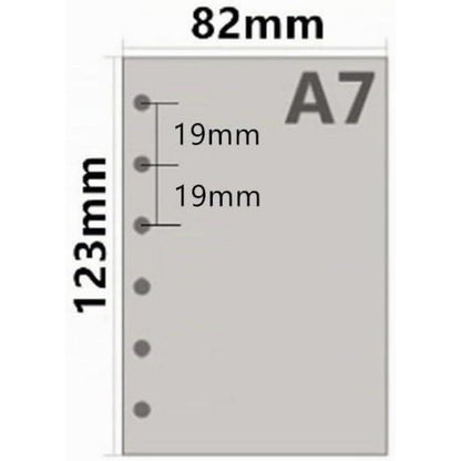 A7 Cornell Notizblätter | 6-Loch Nachfüllinlay | 45 Blatt