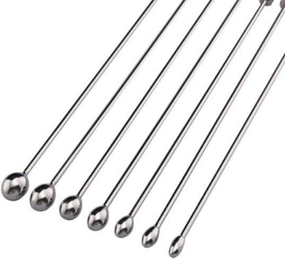 Edelstahl Harnröhren Dilator Set 7 Größen Erotikspielzeug für Männer