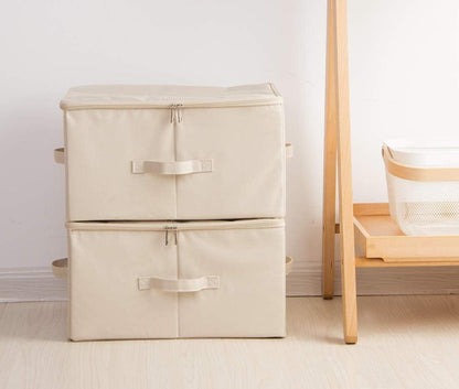 iwill CREATE PRO Aufbewahrungsbehälter mit Deckel, Beige - 2er-Set