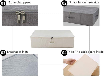 iwill CREATE PRO IKEA Style Fabric Folding Under Bed