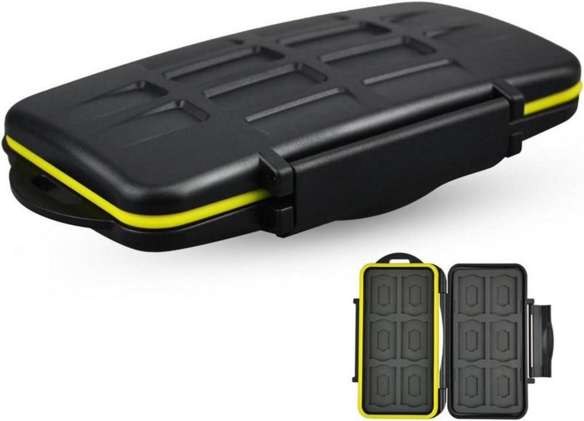 Wasserdichte Speicherkarte Tasche für 12 SD + 12 Micro SD Karten