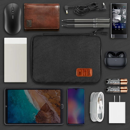 JamBer Reise Kabel Organizer Tasche USB Powerbank Aufbewahrung - Schwarz