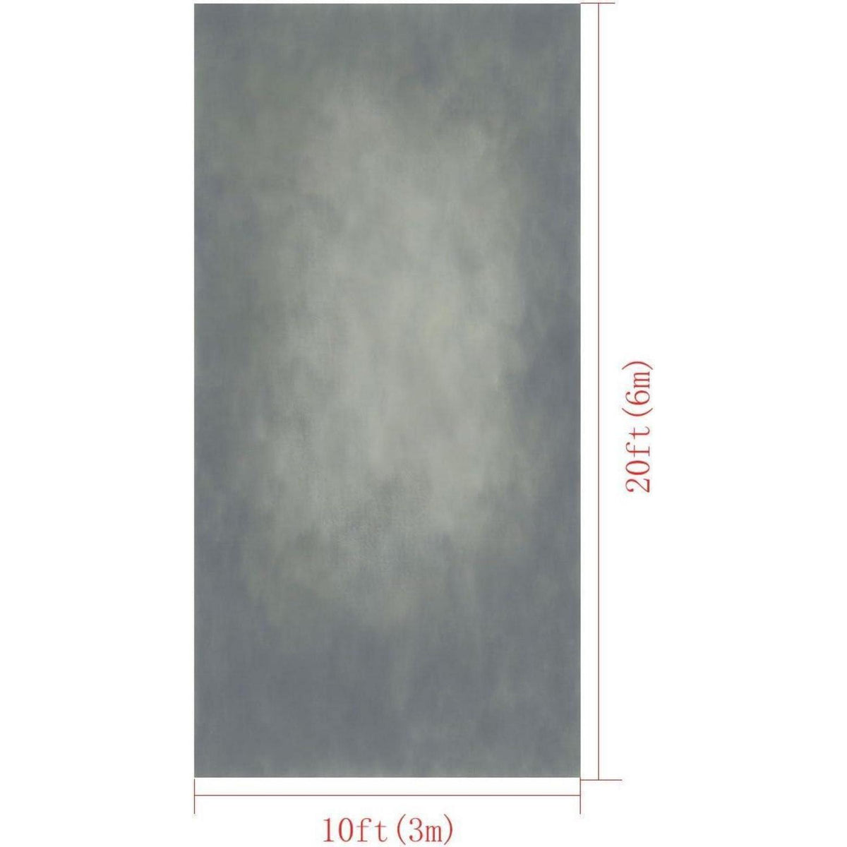 Mikrofaser Fotohintergrund Grau 3x6m Vintage Studio