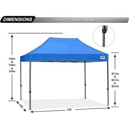 Wasserdichter Pop-up Pavillon 3x4,5M Königsblau