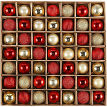 Weihnachtskugeln 49 Stück 3cm Kunststoff Christbaumschmuck