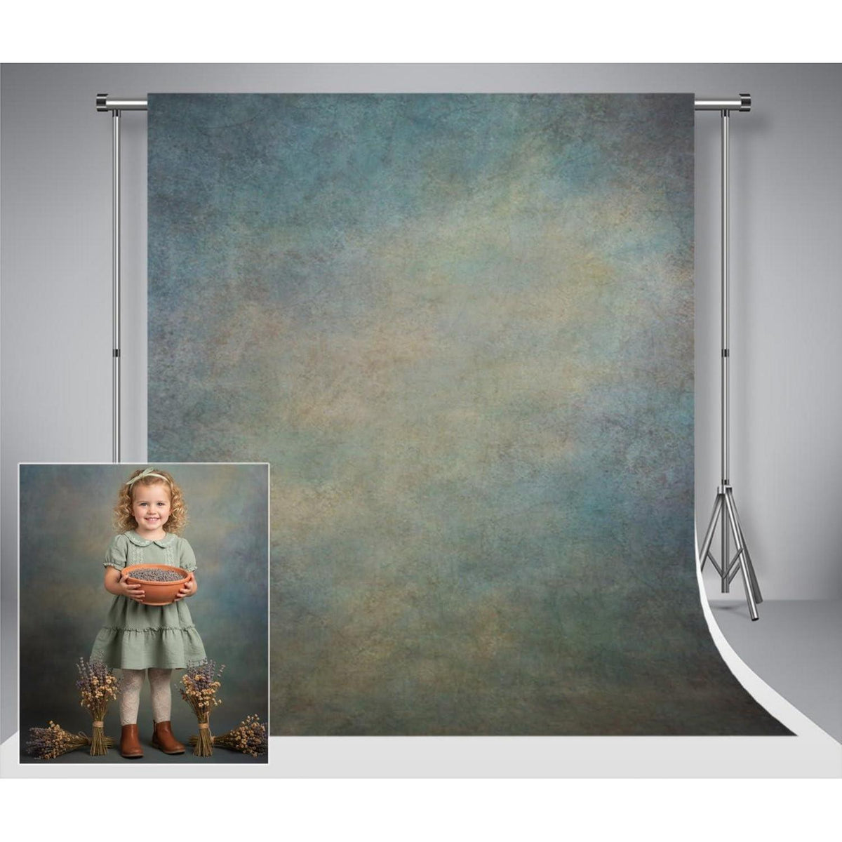 Fotohintergrund Mikrofaser Alter Meister Stil 3x6m