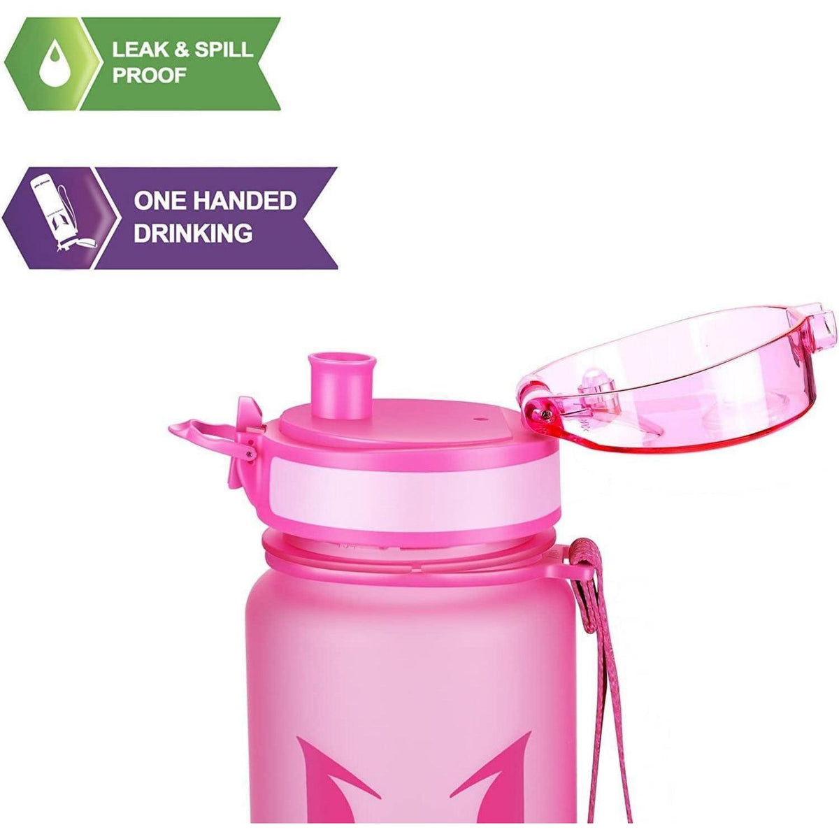 Tritan Trinkflasche BPA-frei 350ml Rosa