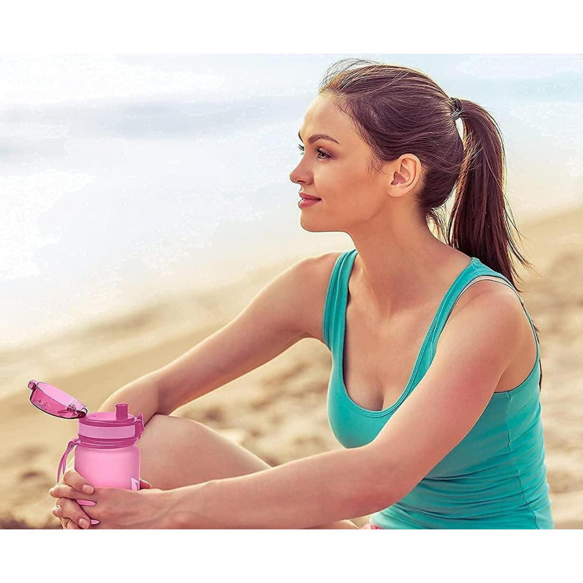 Tritan Trinkflasche BPA-frei 350ml Rosa