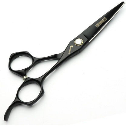 Professionelle Friseurschere 6 Zoll Edelstahl Schwarz