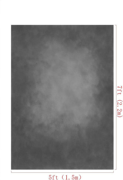 Textur Hintergrund Grau Schwarz Abstrakt Portrait Fotografie 1.5x2.2m
