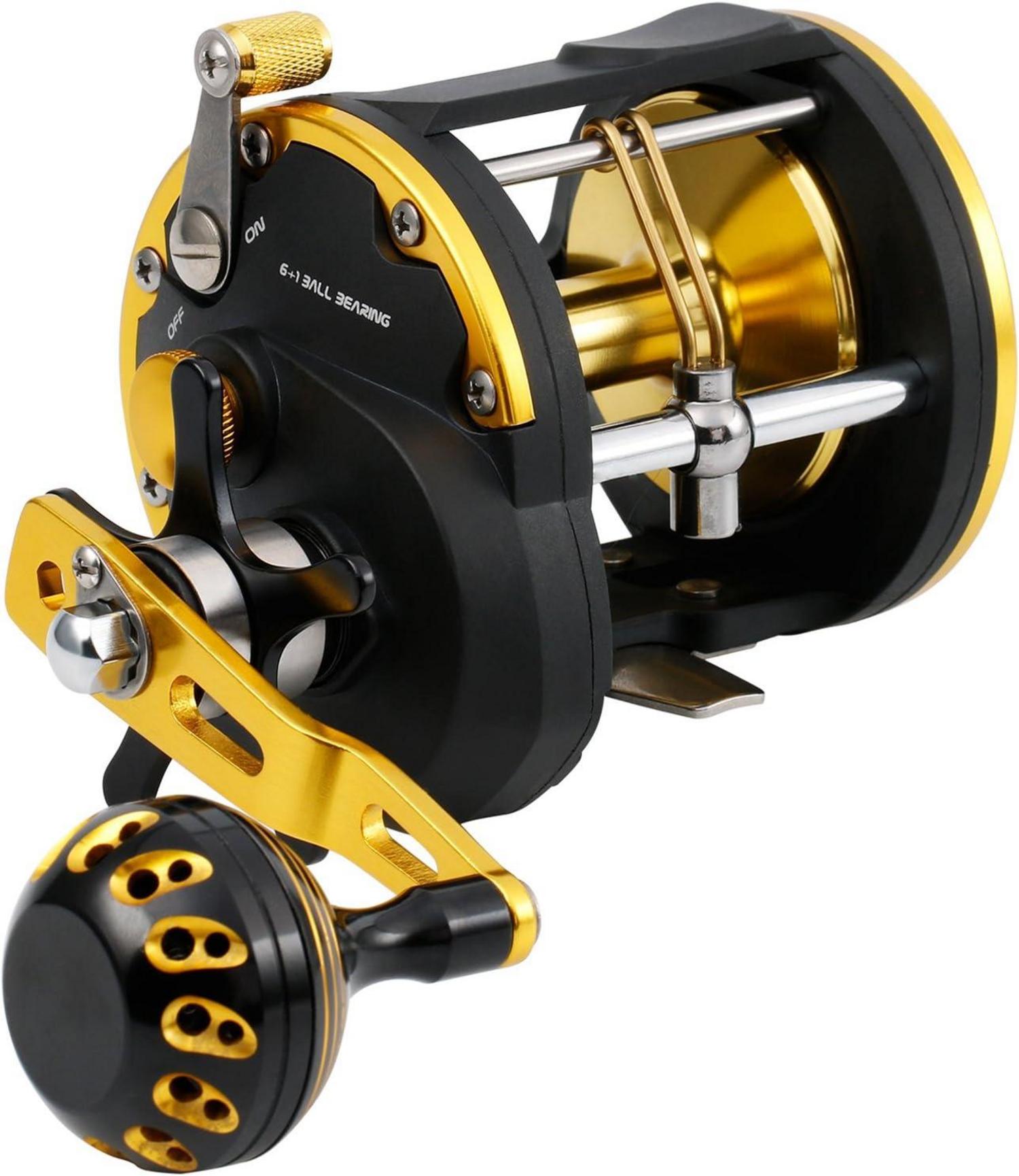 Hochwertige Tiefsee-Angelrolle mit Maximaler Zugkraft 18,1 kg