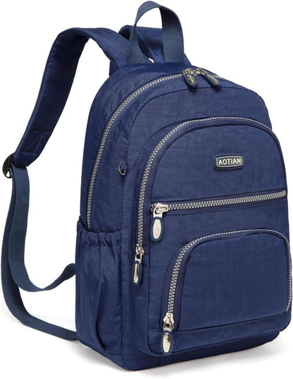 Leichter Damen Rucksack Nylon Daypack 9L Kapazität Blau