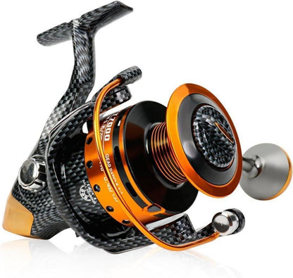 Angelrolle Burning Shark 12+1 BB Spinnrolle Kohlefaser-Drag