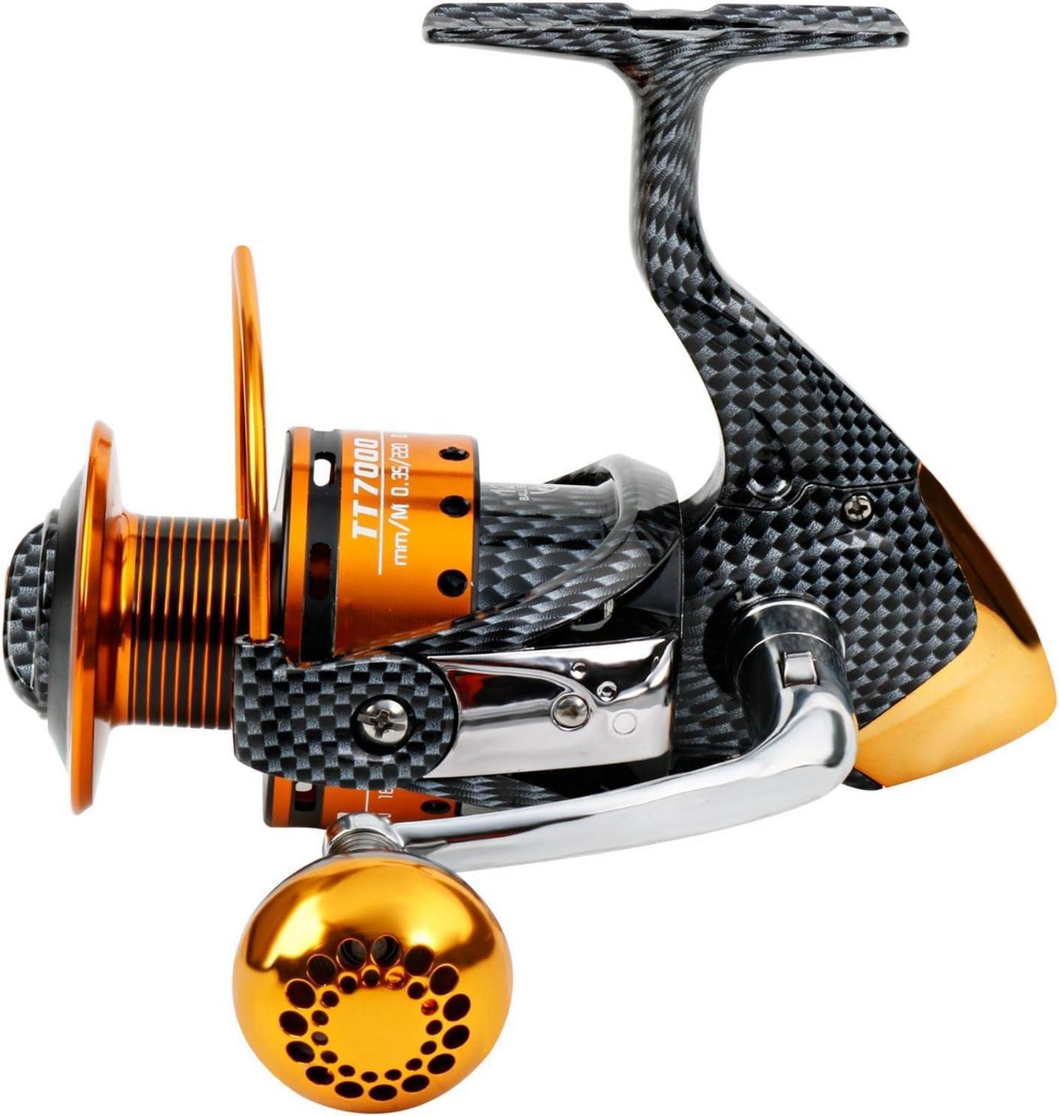 Angelrolle Sougayilang 12 + 1 BB leichte glatte Spinnrolle KK1000