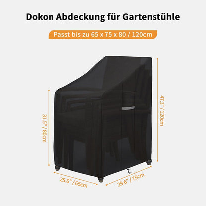 Stapelstuhl Abdeckhaube Wasserdicht mit Belüftung