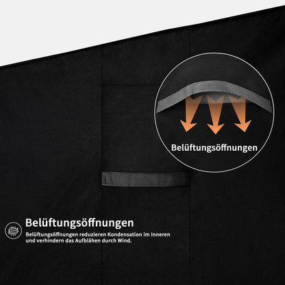 Stapelstuhl Abdeckhaube Wasserdicht mit Belüftung