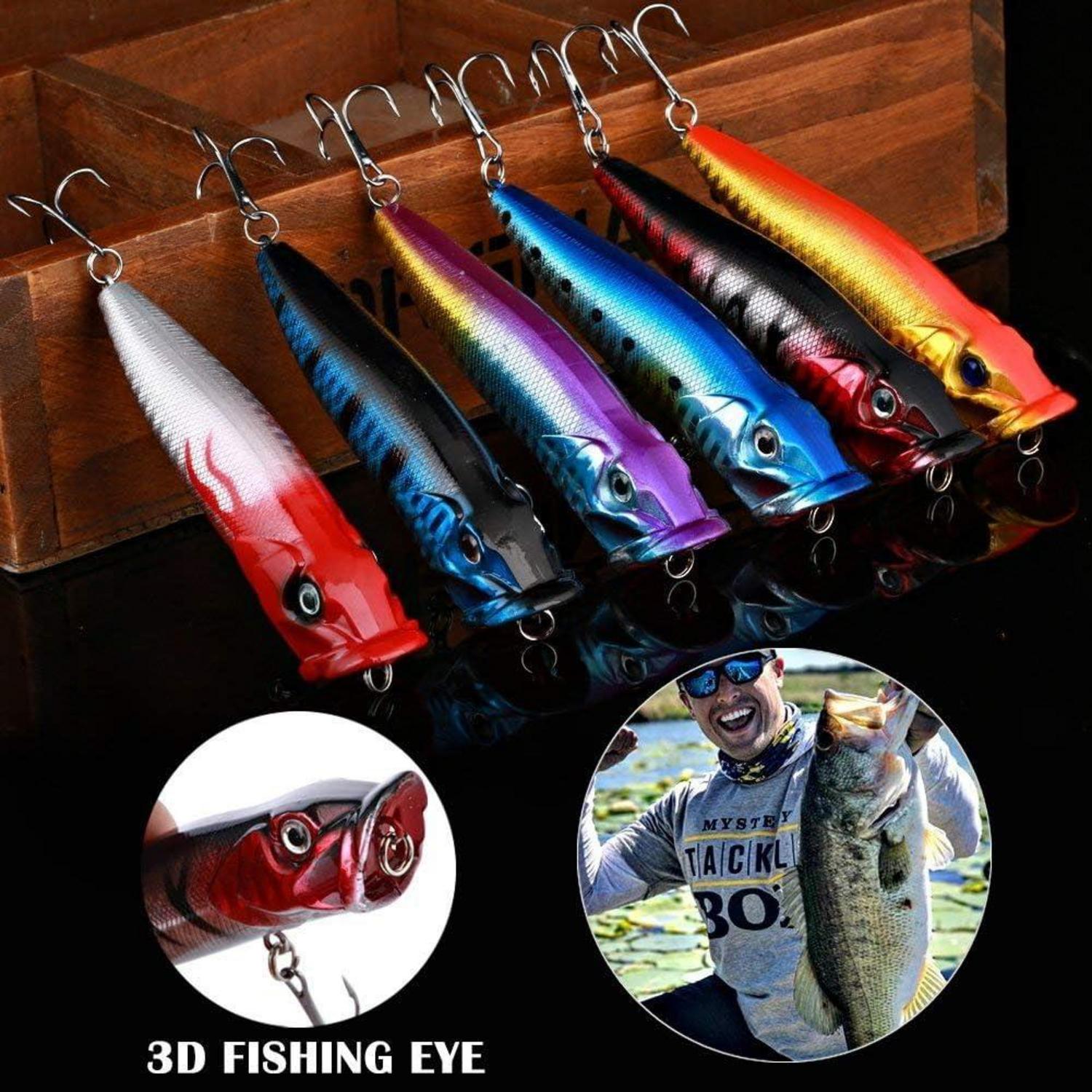 Sougayilang Minnow Angelköder Crankbaits Set Forelle Barsch 10 Stück