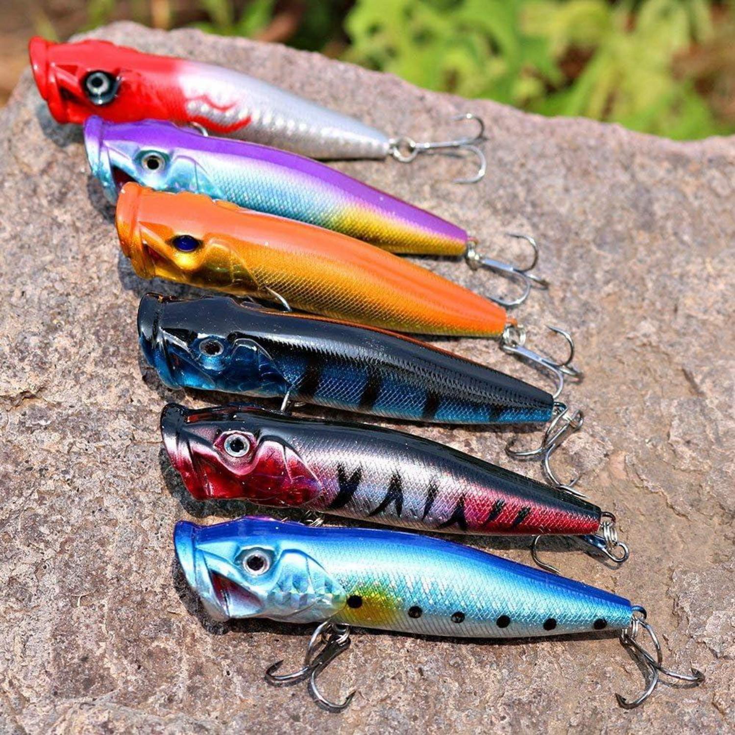 Minnow Crankbaits Set Angelköder Forelle Barsch Topwater 4-10 Stk
