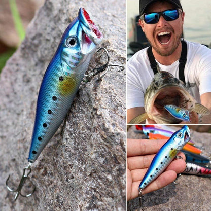 Sougayilang Minnow Angelköder Crankbaits Set Swimbaits - 10 Stück