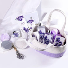 Wellness Geschenkset Lavendel 11 tlg. Spa Geschenk für