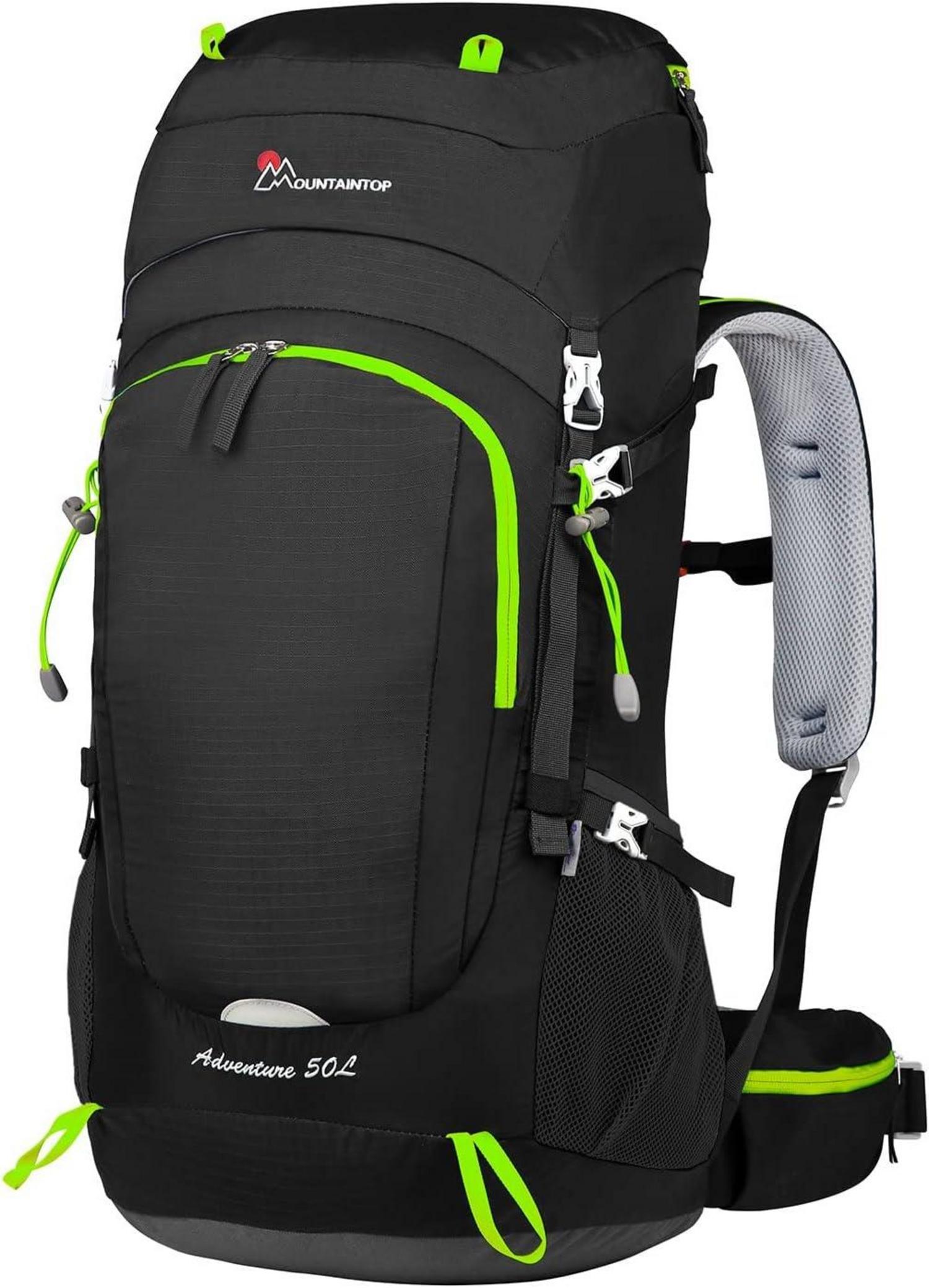 50L Trekkingrucksack Wanderrucksack Outdoor Camping Regenhülle