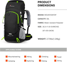Leichter 50L Trekkingrucksack für Wander- und