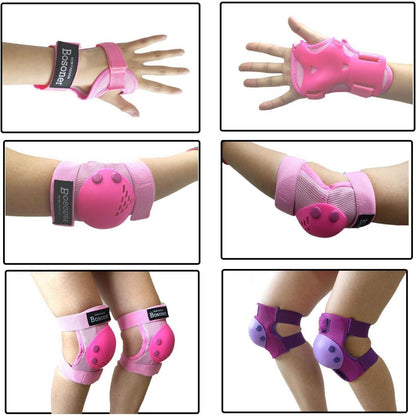 Kinderschutzset Knie Ellbogen Handgelenk – Schutzausrüstung für Skaten & Co.