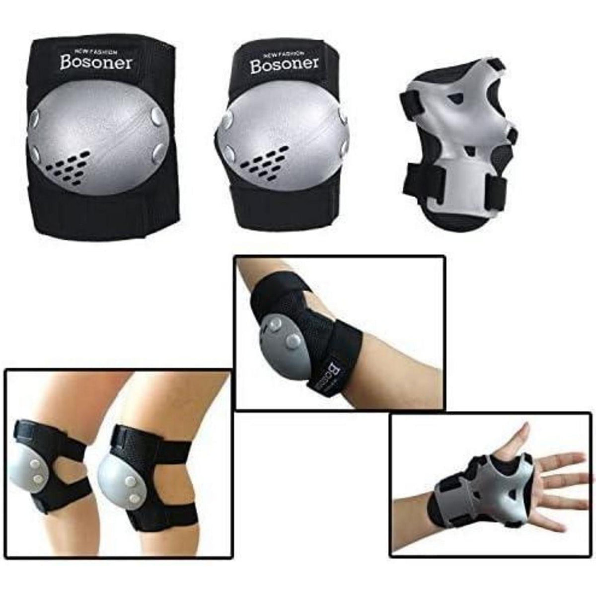 Kinderschutzset Knie Ellbogen Handgelenk – Schutzausrüstung für Skaten & Co.