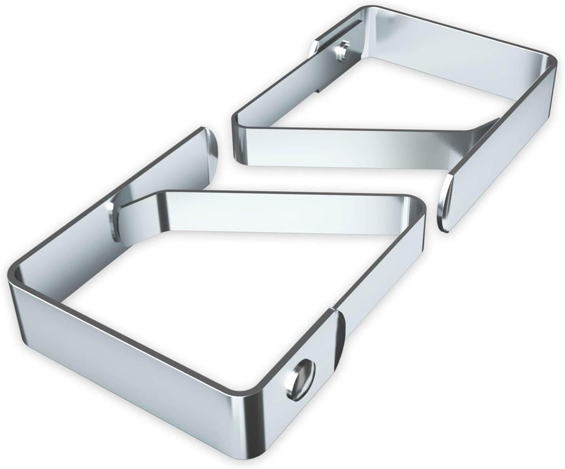 Blooven 8 Stück Tischdeckenklammern Edelstahl Silber 4cm x 8 PCS