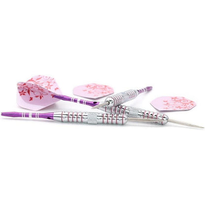 CUESOUL Pink Ladies Steel Tip Darts Set 23g - Free Shipping