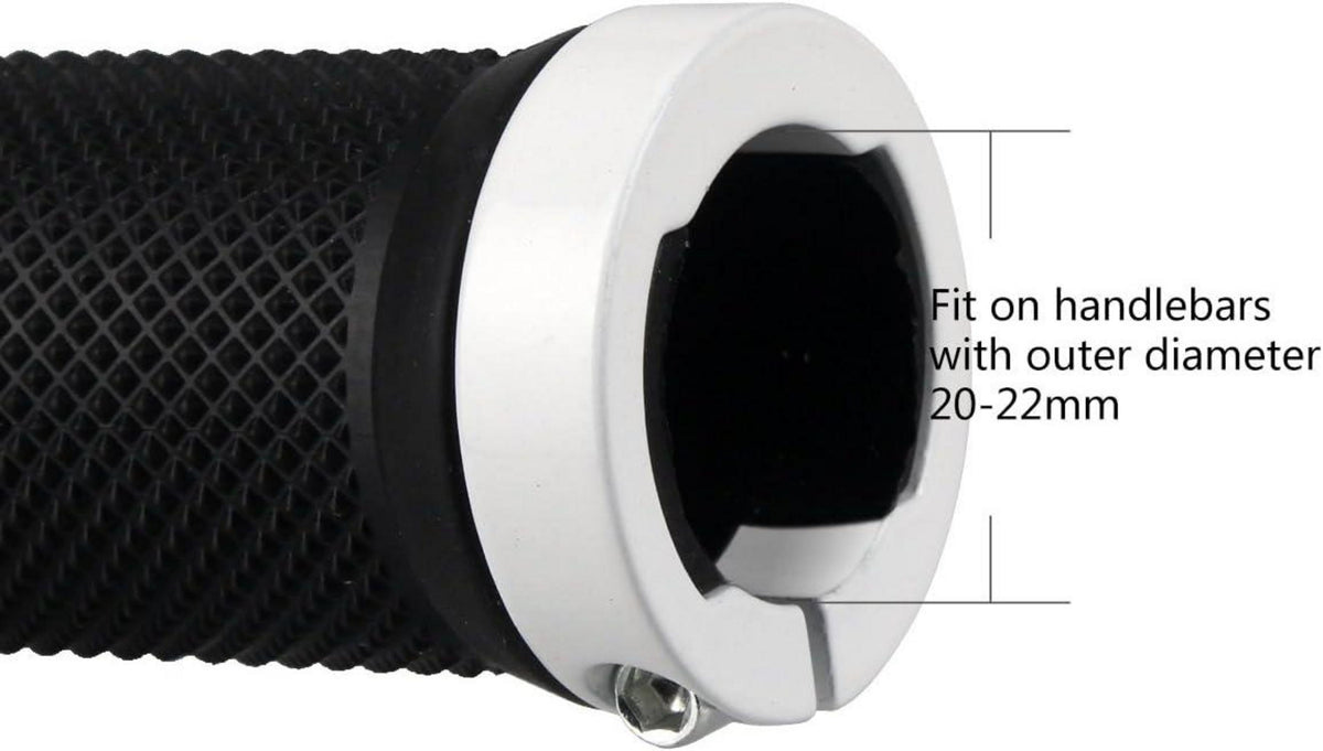 LYCAON Bike Lenker Griffe Gummi Aluminium Lock Dropperstütze 20-22mm 116g