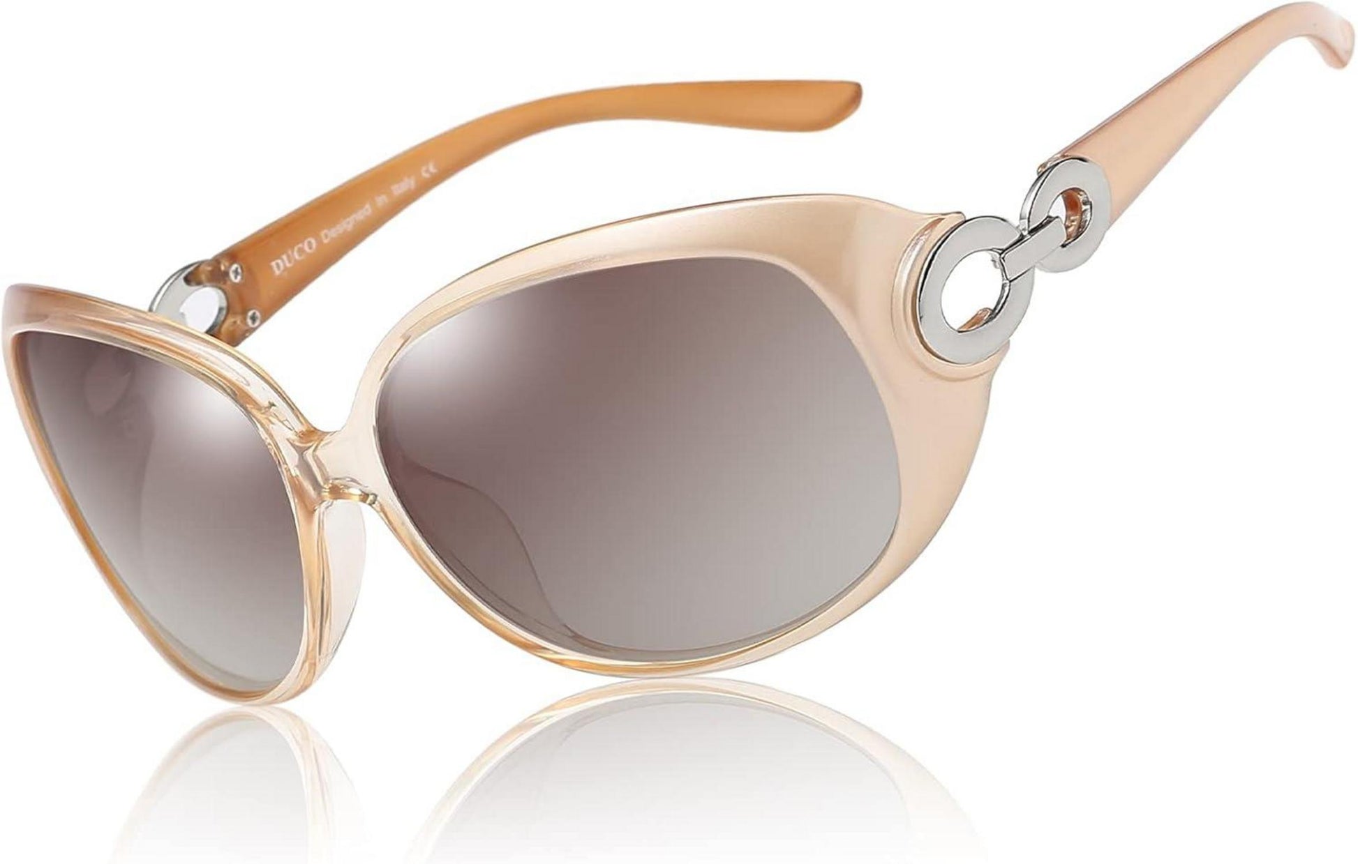 Damen Sonnenbrille Polarisiert Übergroß Mode UV-Schutz