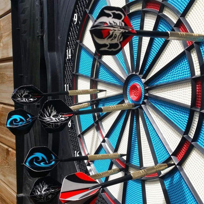 12er Set Softdartpfeile Kunststoffspitze mit zusätzlichen Flights